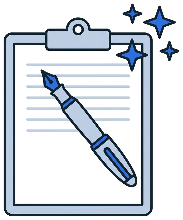 AI note drafting that nothing depends on
