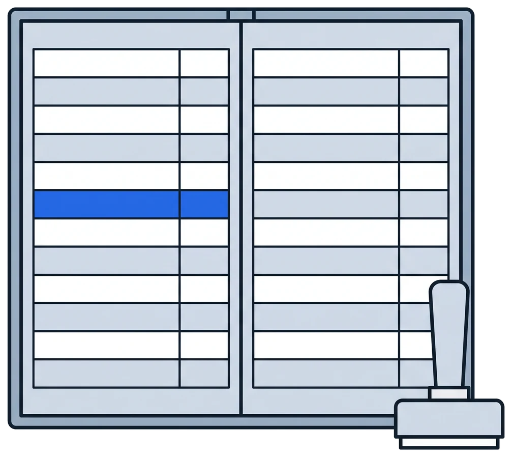 What must go in the Prescription Book